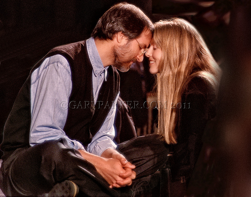 Steve Jobs and Laurene Powell Jobs by Gary Parker - ALL RIGHTS RESERVED