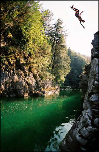 Coquihalla River near Hope, British Columbia...