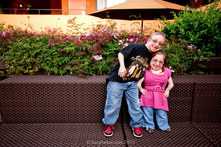 The World's Smallest Adult Siblings....  At 19 years old Brad Jordan is 3'2" at 35 pounds while sister Bridgette, age 21, is 26.875" tall at just 18 pounds, roughly the size of an average 8 month old infant.  It is widely believed Bri is the "Smallest Adult Woman in the World." Both Bri and Brad were born with MOPD Type II Primordial Dwarfism.  Both are delightful, young adults!  (and college cheerleaders!)
