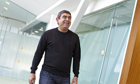 Annual Report shoot for SAP, one of the worlds largest software companies. CTO Vishal Sikka is at the forefront of SAP's software infrastructure.