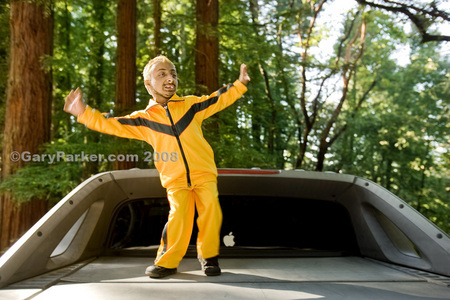 Life is a stage for Primordial Dwarf Romeo Dev, photographed dancing and singing in fluent Hindi on a truck bed in California 