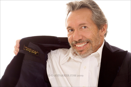 Robert Bell, 3'10". who has Mesomelic Dwarfism, was a close friend of LPA Founder, actor Billy Barty.  Here Bob, also an actor, is wearing a personalized tux given to him by Billy.  